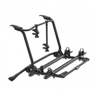 1 - Thule WanderWay Schwarzer Heckfahrradträger für Volkswagen T6, ideal für E-Bikes